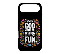 C'est drôle de dire Que Dieu Quand on l'a Fait Sourire et qu'il a Dit Que c'était Amusant Coque pour iPhone Air
