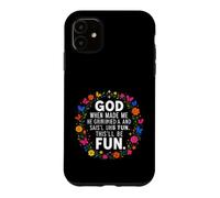 C'est drôle de dire Que Dieu Quand on l'a Fait Sourire et qu'il a Dit Que c'était Amusant Coque pour iPhone 11