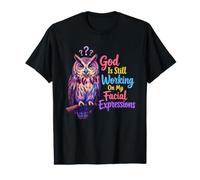 C'est drôle de dire Que Dieu Travaille Toujours sur Mes Expressions faciales T-Shirt Graphique avec Valeur