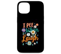 C'est drôle de dire Que Je Fais Pipi Quand Je RIS, Flower Fun Pun Gag Groovy Coque pour iPhone 13