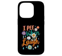 C'est drôle de dire Que Je Fais Pipi Quand Je RIS, Flower Fun Pun Gag Groovy Coque pour iPhone 14 Pro