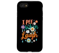 C'est drôle de dire Que Je Fais Pipi Quand Je RIS, Flower Fun Pun Gag Groovy Coque pour iPhone SE (2020) / 7/8