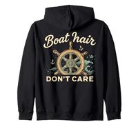 C'est drôle de dire que les cheveux de capitaine de bateau ne s'en soucient pas Sweat à Capuche