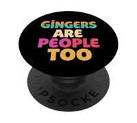 C'est drôle de dire Que Les Gingembre sont Aussi des Personnes PopSockets PopGrip Adhésif