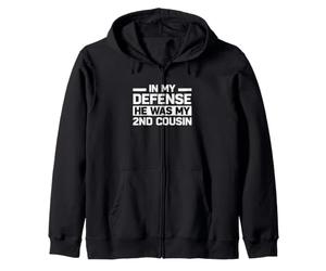 C'est drôle de dire Que ma défense était Mon Cousin au Second degré Sweat à Capuche