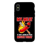 C'est drôle de dire Que ma Viande va dans ta Bouche Aujourd'hui Coque pour iPhone X/XS