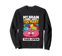 C'est drôle de dire Que Mon Cerveau a trop d'onglets Ouverts Sweatshirt