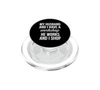 C'est drôle de dire Que Mon Mari et Moi Avons Un Atelier PopSockets PopGrip pour MagSafe