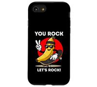 C'est drôle de dire Que tu ES du Rock Lets Rock Banana Skater Coque pour iPhone SE (2020) / 7/8