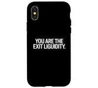 C'est drôle de dire Que Vous êtes l'Exit Liquidity Trader, Femmes et Hommes Coque pour iPhone X/XS
