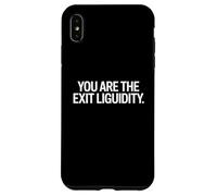 C'est drôle de dire Que Vous êtes l'Exit Liquidity Trader, Femmes et Hommes Coque pour iPhone XS Max