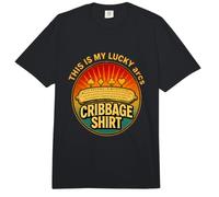 C'est drôle de Le dire, My Lucky Cribbage Sarcastic Comfort Colors Adult Heavyweight T-Shirt