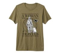C'est drôle de ne jamais sous-estimer Une Vieille Femme Qui T-Shirt Haut de Gamme