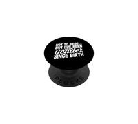 C'est drôle de ne Pas me Vanter mais Je suis du même Sexe Depuis ma Naissance PopSockets PopGrip Adhésif
