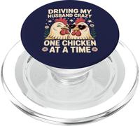 C'est drôle de Rendre Mon Mari Fou, Un Poulet à la Fois PopSockets PopGrip pour MagSafe