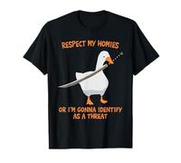 C'est drôle de Respecter Mes potes ou Je Vais m'identifier comme Une Menace T-Shirt