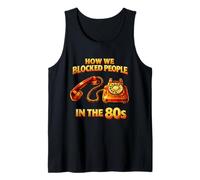 C'est drôle de Voir Comment Nous Avons bloqué des Gens dans Le Classique des années 80 Distressed Débardeur