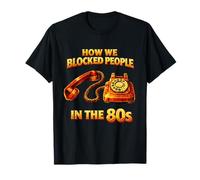 C'est drôle de Voir Comment Nous Avons bloqué des Gens dans Le Classique des années 80 Distressed T-Shirt