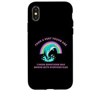 C'est drôle Depuis Mon Plus Jeune âge, Je savais Que Quelque Chose n'allait Pas Coque pour iPhone X/XS