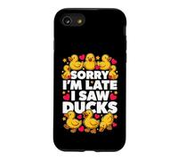 C'est drôle, désolé, Je suis en Retard, J'Ai vu des Canards dire Sarcastique Coque pour iPhone SE (2020) / 7/8