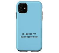 C'est drôle, Donc Je Suppose Que J'aime Soccer Now Graphic Mom Dad Player Coque pour iPhone 11