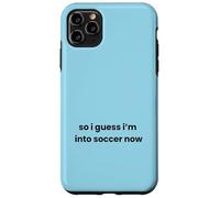 C'est drôle, Donc Je Suppose Que J'aime Soccer Now Graphic Mom Dad Player Coque pour iPhone 11 Pro Max