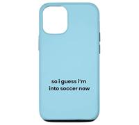 C'est drôle, Donc Je Suppose Que J'aime Soccer Now Graphic Mom Dad Player Coque pour iPhone 12/12 Pro
