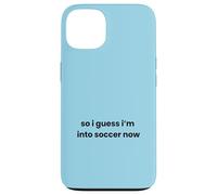 C'est drôle, Donc Je Suppose Que J'aime Soccer Now Graphic Mom Dad Player Coque pour iPhone 13