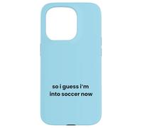 C'est drôle, Donc Je Suppose Que J'aime Soccer Now Graphic Mom Dad Player Coque pour iPhone 15 Pro