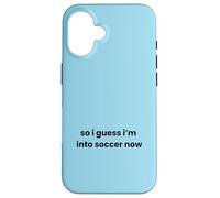 C'est drôle, Donc Je Suppose Que J'aime Soccer Now Graphic Mom Dad Player Coque pour iPhone 16
