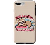 C'est drôle Encore en Train de Charger, s'il Te plaît, ne me précipite Pas, Mignon Paresseux Coque pour iPhone 7 Plus/8 Plus