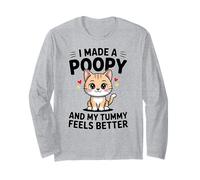 C'est drôle et embarrassant, J'Ai Fait Un Chat Caca, échange de Vacances pour Adultes Manche Longue