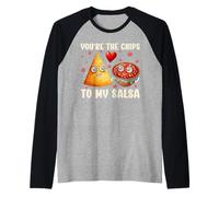 C'est drôle et Mignon pour la Saint-Valentin, tu ES Les Chips de ma Salsa Manche Raglan