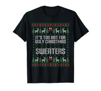 C'est drôle, il Fait trop Chaud pour Un Vilain Noël T-Shirt
