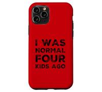 C'est drôle, il y a 4 Enfants, j'étais Normal pour Maman, Papa, Maman, père Coque pour iPhone 11 Pro