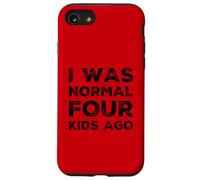 C'est drôle, il y a 4 Enfants, j'étais Normal pour Maman, Papa, Maman, père Coque pour iPhone SE (2020) / 7/8