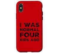 C'est drôle, il y a 4 Enfants, j'étais Normal pour Maman, Papa, Maman, père Coque pour iPhone X/XS