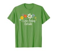 C'est drôle, J'adore Faire Pipi Dehors en Disant des Fleurs T-Shirt