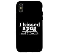 C'est drôle, J'Ai embrassé Un Carlin et J'Ai Bien aimé Dog Lovers Pugs Dog Mom Coque pour iPhone X/XS