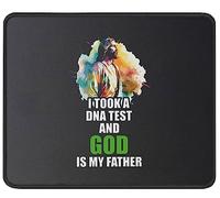 C'est Drôle, J'Ai Fait Un Test Adn. Dieu Jésus Christianisme Tapis Souris Douce Mouse Pad Durable Tapis De Souris pour Maison Gamer Ordinateur 25X30Cm