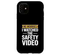 C'est drôle, J'Ai regardé la vidéo de sécurité et Sarcastic Saying Coque pour iPhone 11