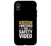 C'est drôle, J'Ai regardé la vidéo de sécurité et Sarcastic Saying Coque pour iPhone X/XS