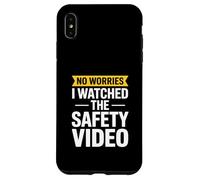 C'est drôle, J'Ai regardé la vidéo de sécurité et Sarcastic Saying Coque pour iPhone XS Max