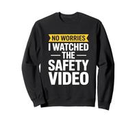 C'est drôle, J'Ai regardé la vidéo de sécurité et Sarcastic Saying Sweatshirt