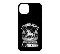 C'est drôle : « J'Ai trouvé Jésus Toujours à la Recherche d'une Licorne » Coque pour iPhone 14 Plus
