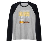 C'est drôle, J'aime Le Bourbon et Les cigares et Peut-être 3 Personnes Manche Raglan