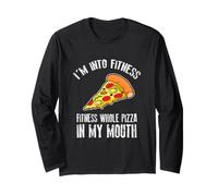 C'est drôle, J'aime Le Fitness, Une Pizza entière dans ma Bouche Manche Longue