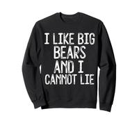 C'est drôle, J'aime Les Gros Ours et Je ne Peux Pas mentir la fierté des homosexuels LGBTQ Sweatshirt