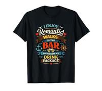 C'est drôle, J'aime Les promenades romantiques au Bar, Amateur de Boissons T-Shirt