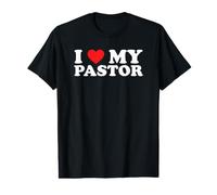 C'est drôle, J'aime Mon Pasteur, Mon Pasteur, Mon ministère, Mon chrétien T-Shirt Graphique avec Valeur